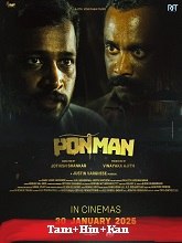 Ponman (2025) HDRip  Original [Tamil + Hindi + Kannada] Movie Watch Download Free